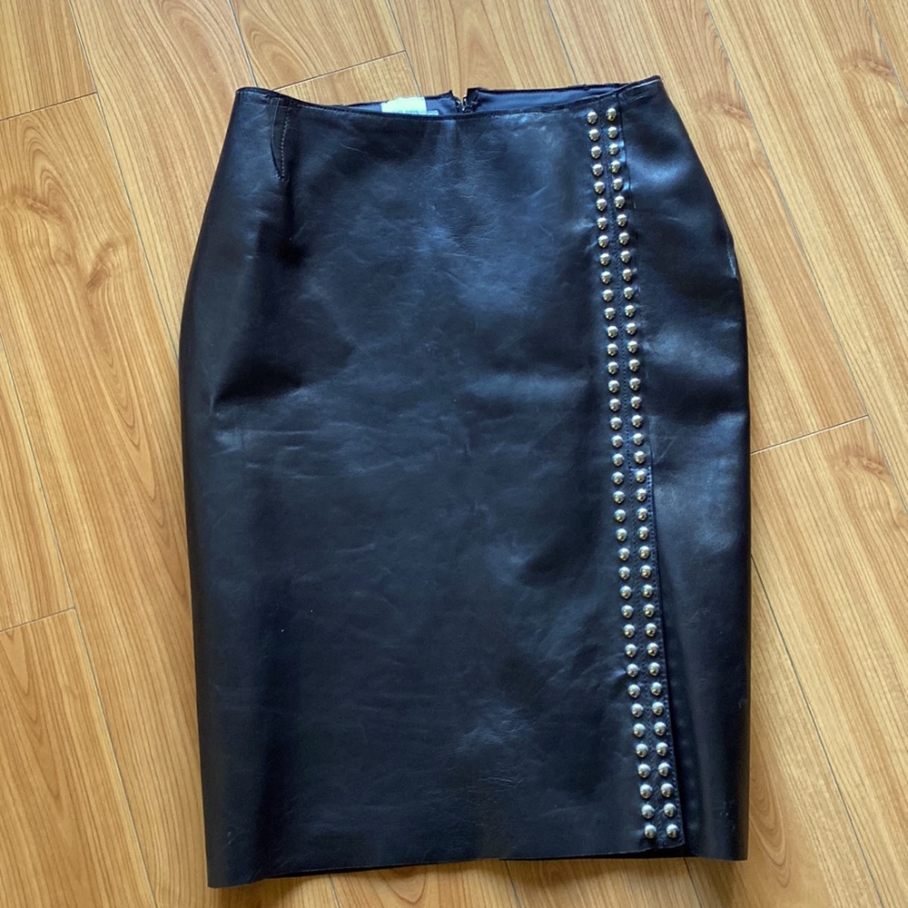 Dolce Gabbana brand new leather skirt.